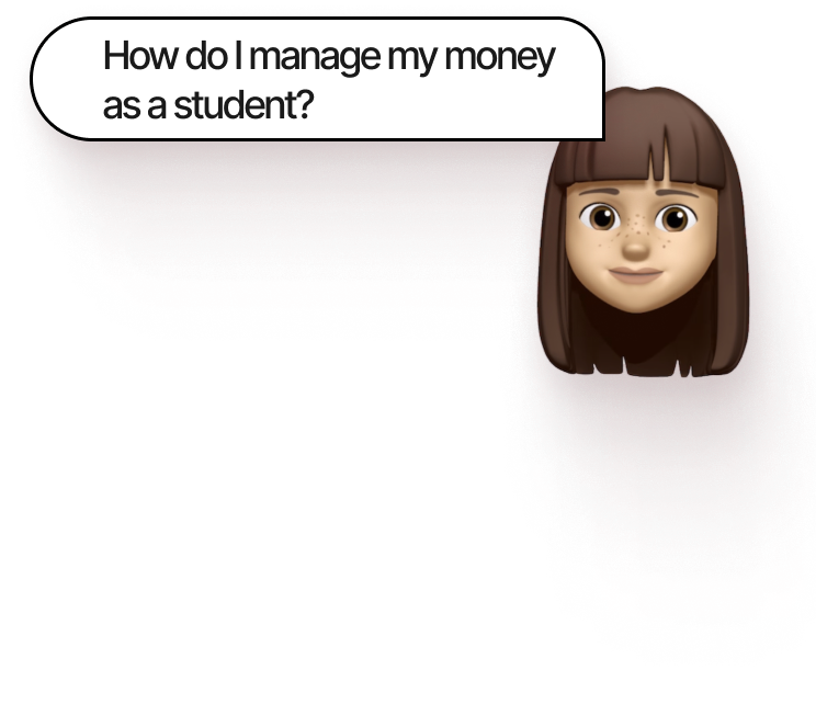 How do I manage my money as a student?